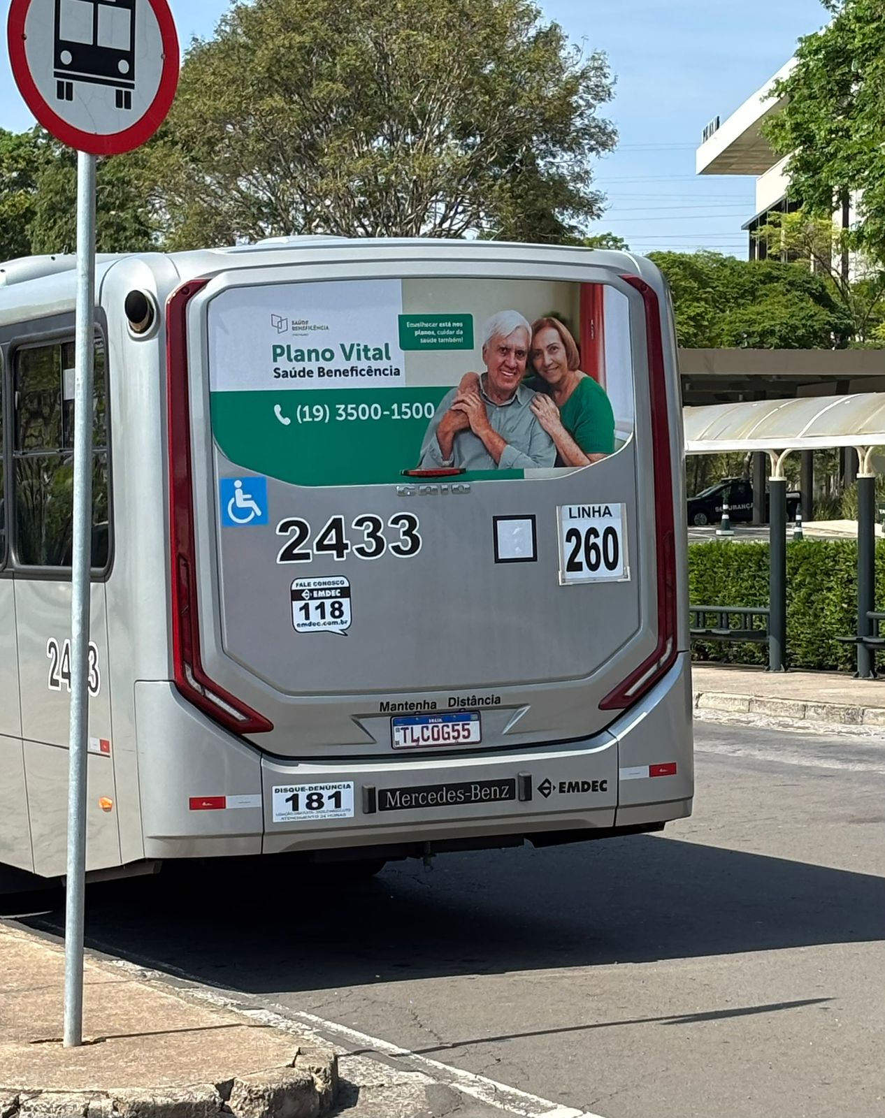 Campanha Busdoor Plano Vital
